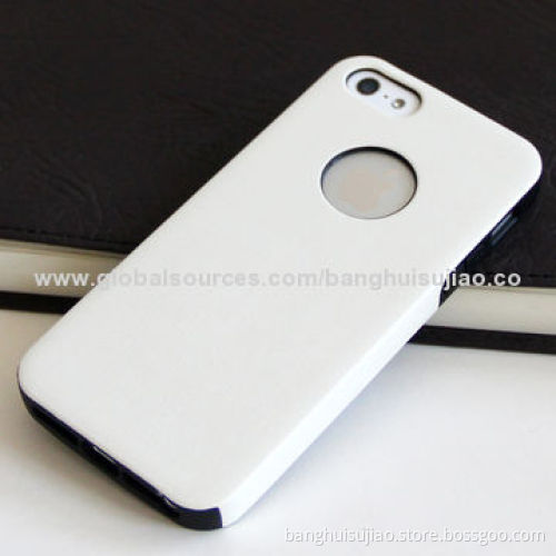Newest Leather Case for iPhone 5, Electric Press with Stand Function
